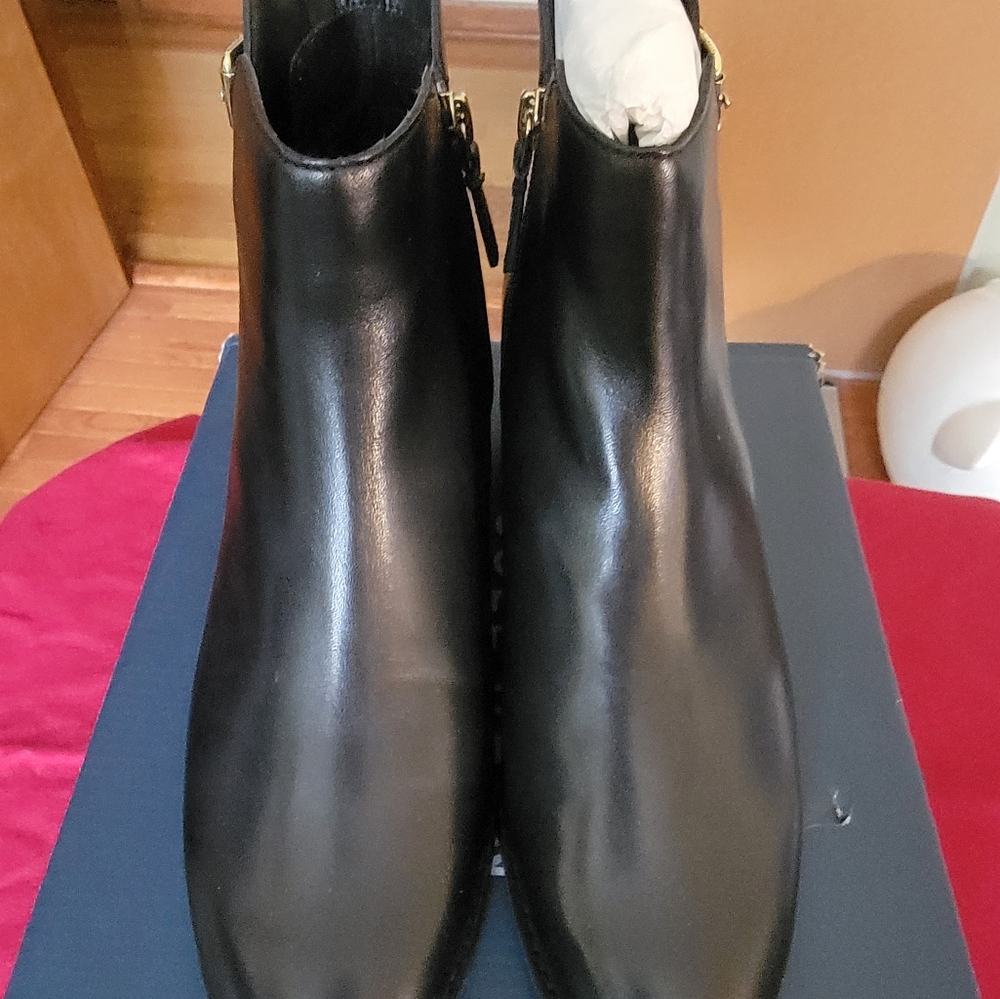 New Cole haan genuine leather booties